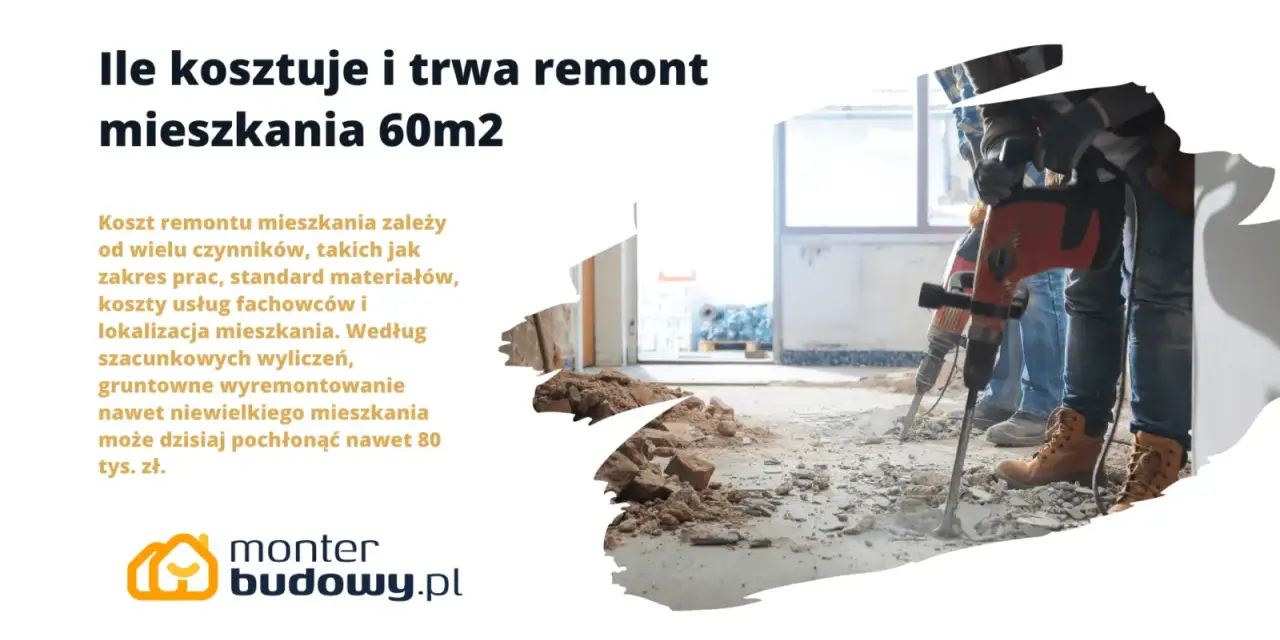 Ile kosztuje remont mieszkania 60m2? Pełny kosztorys i porady