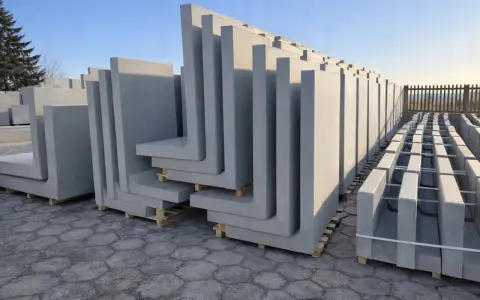 Stojące i leżące elementy betonowe, gotowe do montażu. Sprawdź elki betonowe cennik.