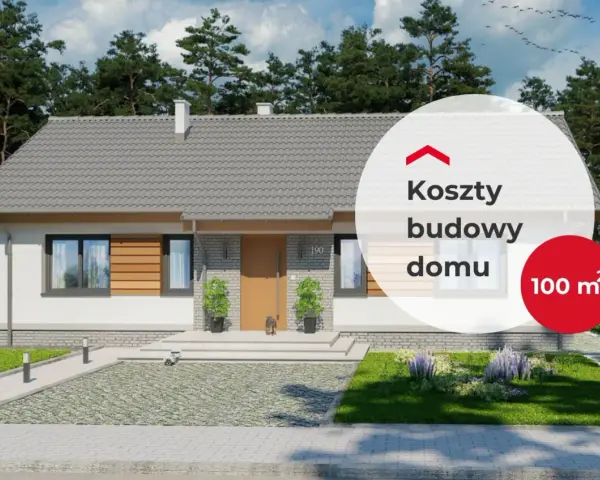 Ile kosztuje wykończenie domu 100m2? Nowoczesny dom z podjazdem i zadbanym ogrodem.