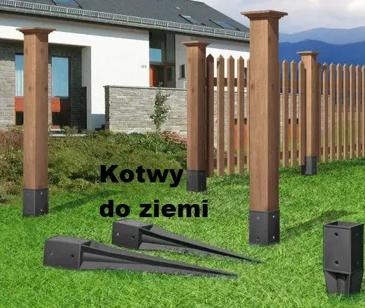 zastosowania kotew wbijanych regulowanych w ogrodzie