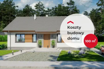 Ile kosztuje wykończenie domu 100m2? Nowoczesny dom z podjazdem i zadbanym ogrodem.